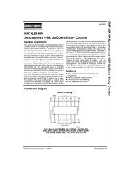 DM74LS169A Synchronous 4-Bit Up/Down Binary Counter