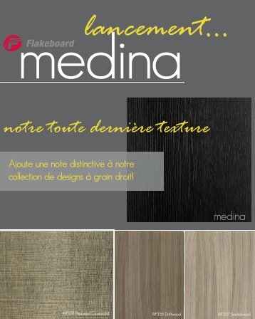 Brochure de la texture Medina - Flakeboard