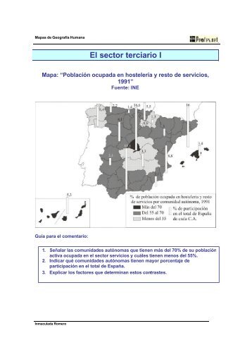 Mapas Sector terciario - IES La Nucia