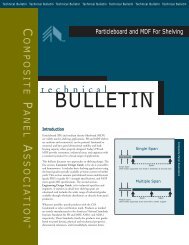 Particleboard and MDF For Shelving - Composite Panel Association