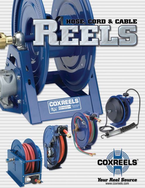 Coxreels PR-1125-12 1125//1275 Series Steel Hand Crank Portable Hose Cart Kit