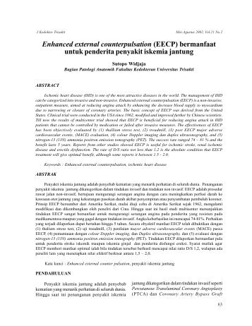 Enhanced external counterpulsation (EECP) bermanfaat untuk ...