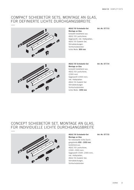 MANUELLE SCHIEBETÜR- SYSTEME —