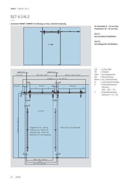 MANUELLE SCHIEBETÜR- SYSTEME —