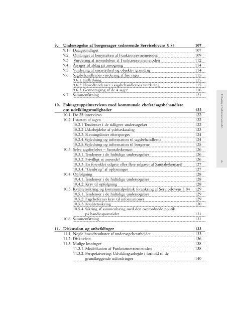 Evaluering af Funktionsevnemetoden - Social