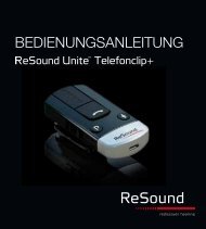 Unite Phone Clip+ - Bedienungsanleitung - ReSound