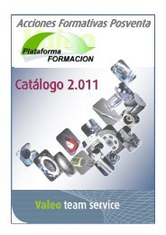 CATALOGO DE FORMACIONES 2011 - Valeo