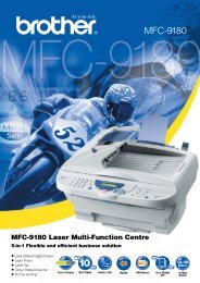 MFC-9180 Laser Multi-Function Centre - Printers