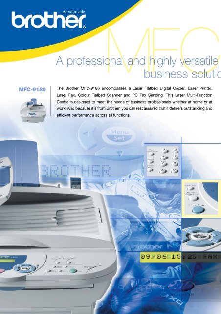 MFC-9180 Laser Multi-Function Centre - Printers