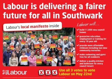 Southwark Labour 2014 Manifesto