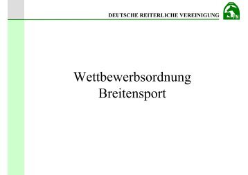 deutsche reiterliche vereinigung - Voltigieren