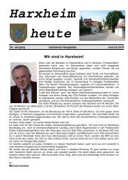 Harxheim heute - SPD Harxheim