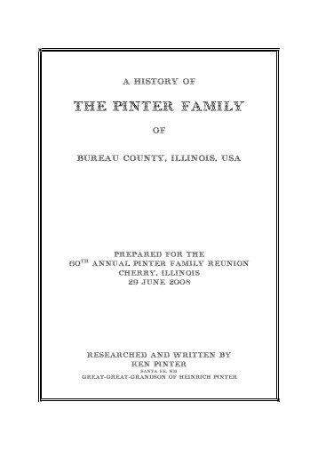 The Pinter Family - New Page 1