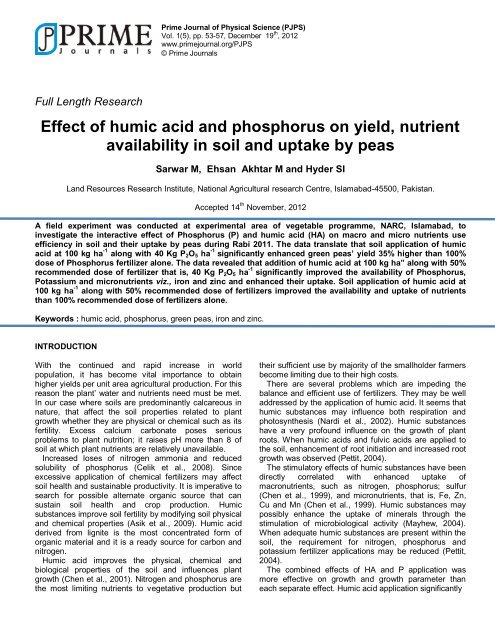 See Full Article [pdf] - Prime Journals