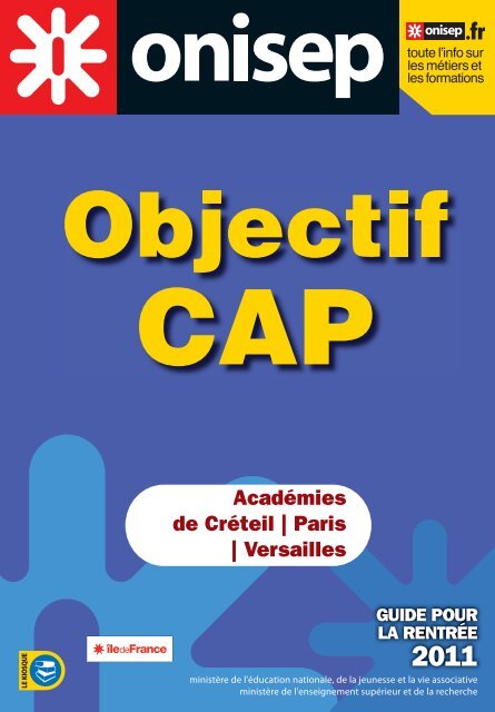 Objectif CAP - SBSSA - Académie de Versailles