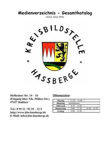 Medienverzeichnis - Gesamtkatalog - HaÃberge