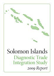 Solomon Islands - Enhanced Integrated Framework (EIF)