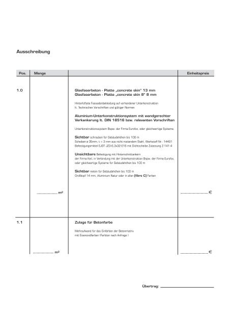 concrete skin 8 - Architektur & Technik