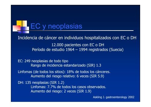 Linfoma T asociado a Enfermedad CelÃ­aca - ClÃ­nica de ...