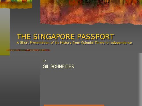 The Singapore Passport - Passport-Collector.com