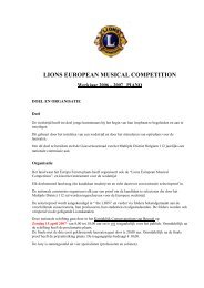 Lions European Musical Competion (pdf) - Lions Clubs International ...