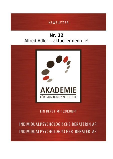Alfred Adler - Akademie fÃ¼r Individualpsychologie