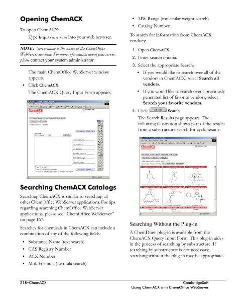 ChemOffice.Com - CambridgeSoft