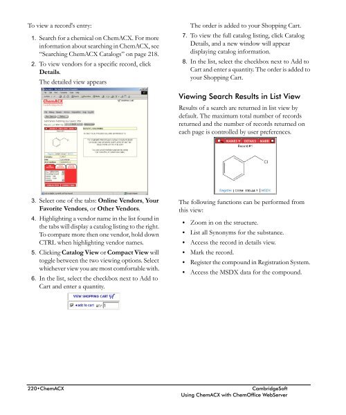 ChemOffice.Com - CambridgeSoft