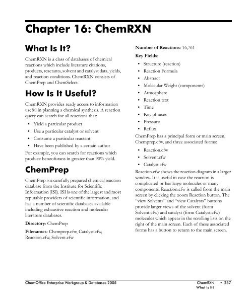 ChemOffice.Com - CambridgeSoft