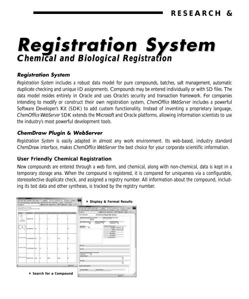 ChemOffice.Com - CambridgeSoft