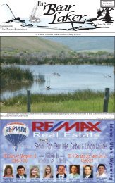 of Bear Lake - The News-Examiner