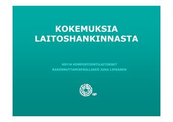 KOKEMUKSIA LAITOSHANKINNASTA - Motivan hankintapalvelu