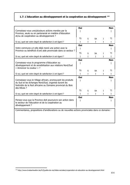 8. Annexes - Province du Brabant wallon