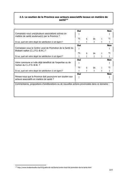 8. Annexes - Province du Brabant wallon