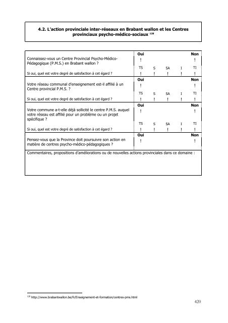 8. Annexes - Province du Brabant wallon