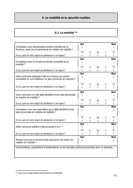 8. Annexes - Province du Brabant wallon