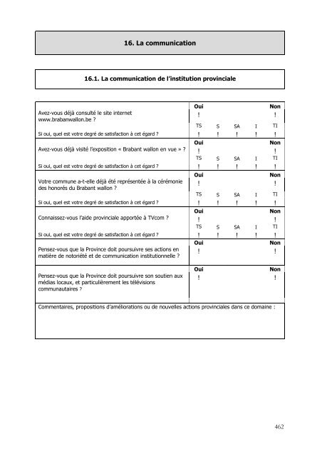 8. Annexes - Province du Brabant wallon