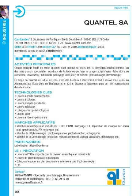 AnnuAire AdhÃƒÂ©rents - Opticsvalley