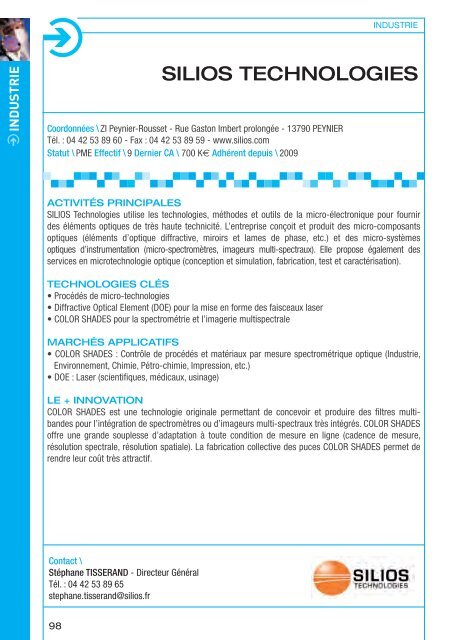 AnnuAire AdhÃƒÂ©rents - Opticsvalley