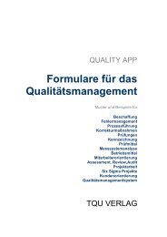 Formulare fÃ¼r das QualitÃ¤tsmanagement - Tqu-group.com