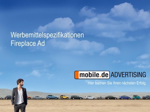 Fireplace Ad - mobile.de Advertising