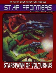 SF2: Concluding THE VOLTURNUS ADVENTURE -  Star Frontiersman