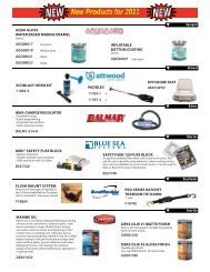 New Products for 2011 N - Paynes Marine Group