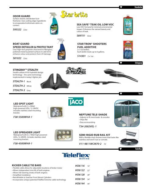 New Products for 2011 N - Paynes Marine Group