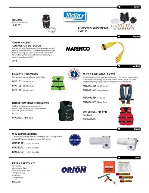 New Products for 2011 N - Paynes Marine Group