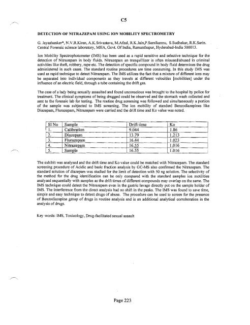 SOFT 2004 Meeting Abstracts - Society of Forensic Toxicologists