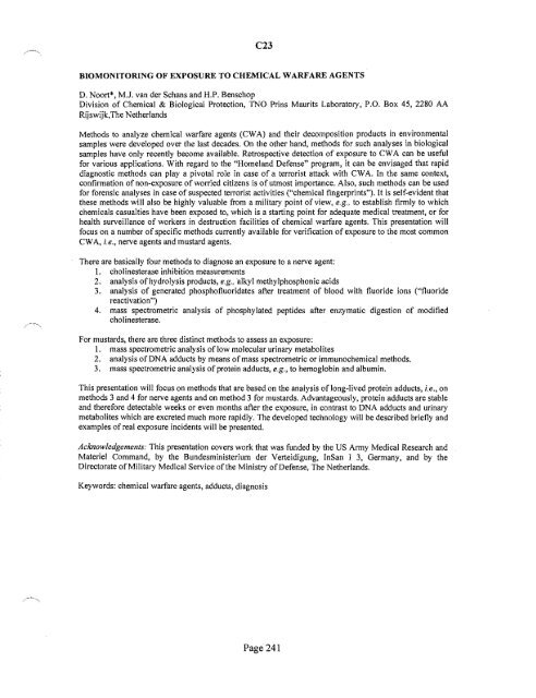 SOFT 2004 Meeting Abstracts - Society of Forensic Toxicologists