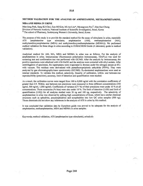 SOFT 2004 Meeting Abstracts - Society of Forensic Toxicologists