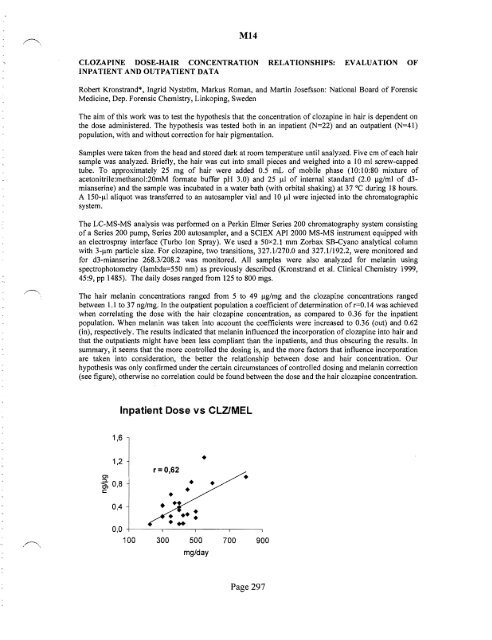 SOFT 2004 Meeting Abstracts - Society of Forensic Toxicologists