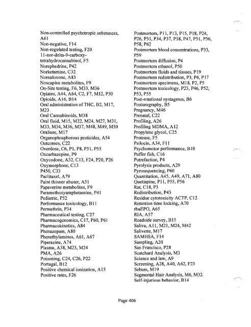 SOFT 2004 Meeting Abstracts - Society of Forensic Toxicologists